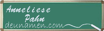 Anneliese Pahn Visitenkarte